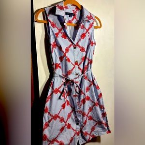 Tommy Hilfiger size 6 sleeveless shirt dress